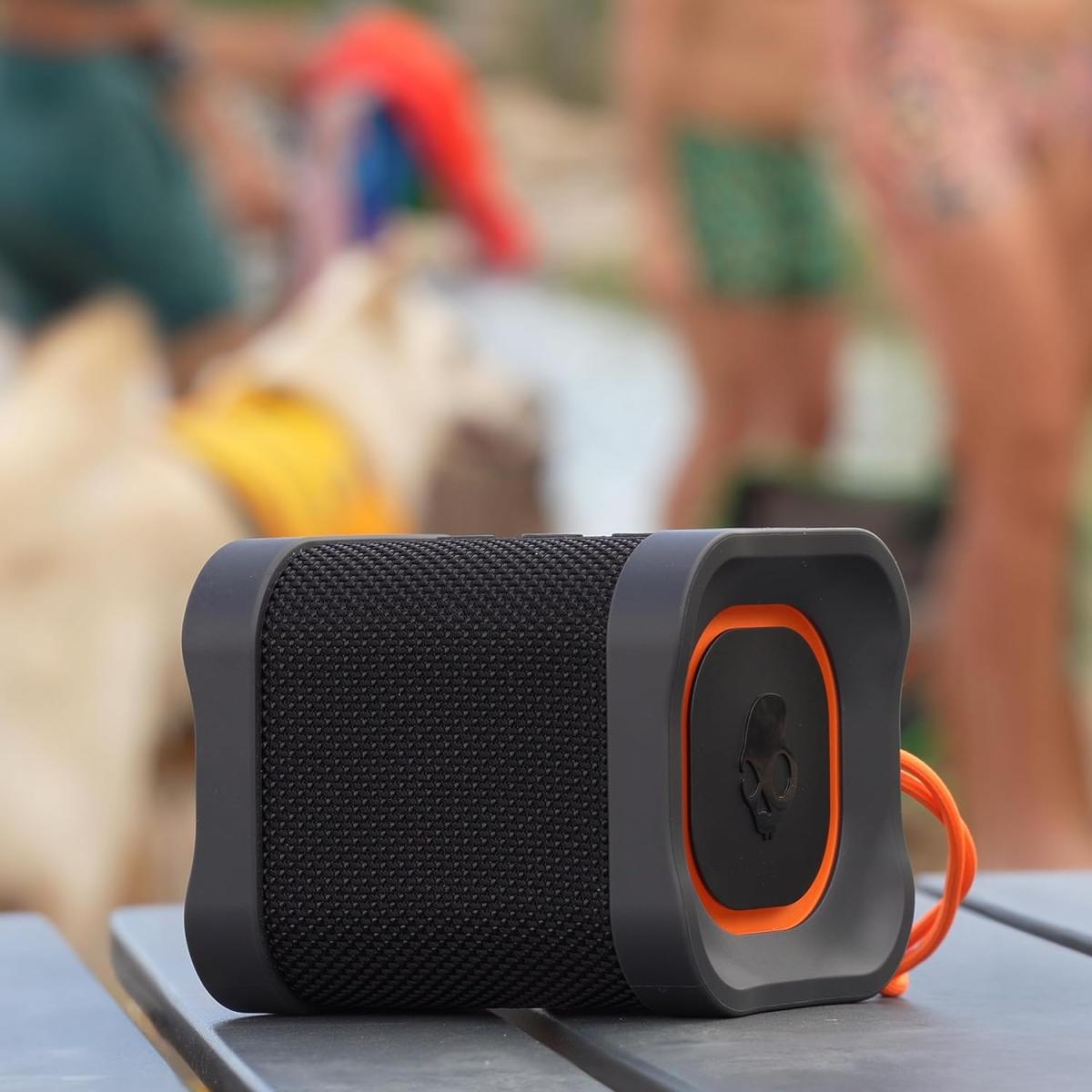 Skullcandy Terrain Mini Wireless Bluetooth Speaker IPX7 Waterproof Portable with Dual Custom Passive Radiators
