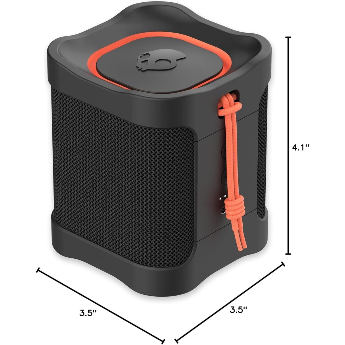 Skullcandy Terrain Mini Wireless Bluetooth Speaker IPX7 Waterproof Portable with Dual Custom Passive Radiators
