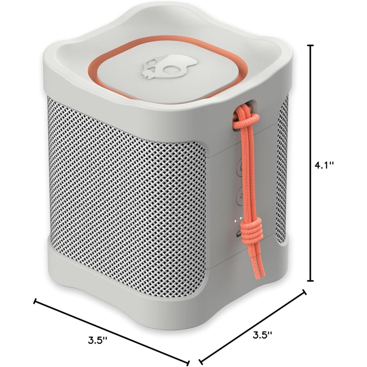 Skullcandy Terrain Mini Wireless Bluetooth Speaker IPX7 Waterproof Portable with Dual Custom Passive Radiators