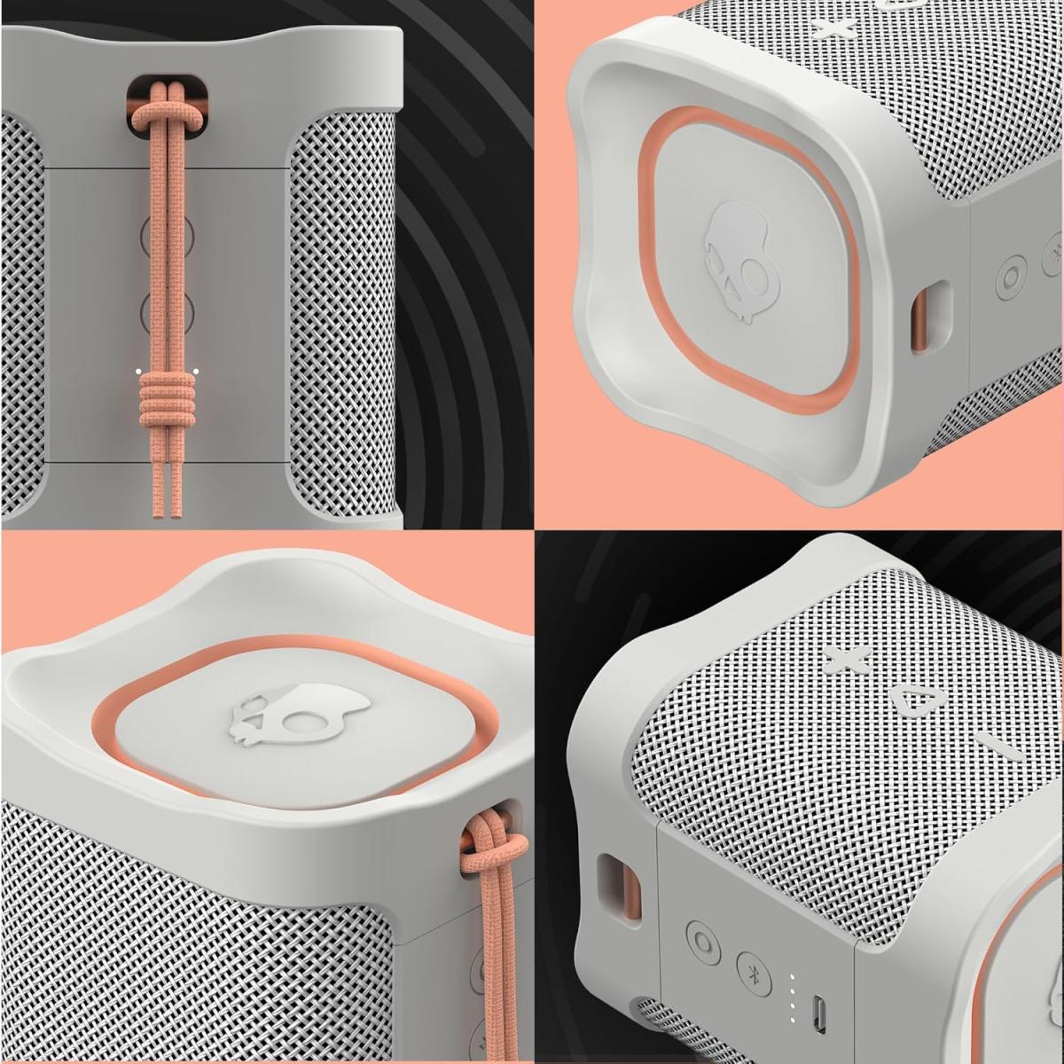 Skullcandy Terrain Mini Wireless Bluetooth Speaker IPX7 Waterproof Portable with Dual Custom Passive Radiators