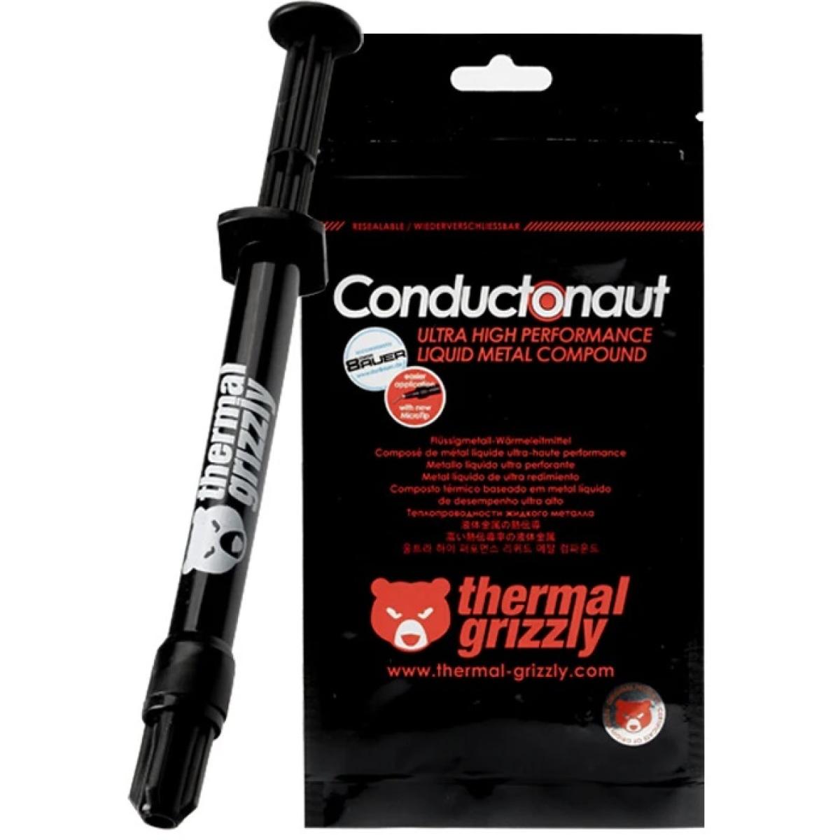 Thermal Grizzly Conductonaut (1g) Ultra High Performance Liquid Metal Thermal Compound w/ 73 (W/m.K) Ultra High Conductivity | S-TG-C-001-R | - CompuMe