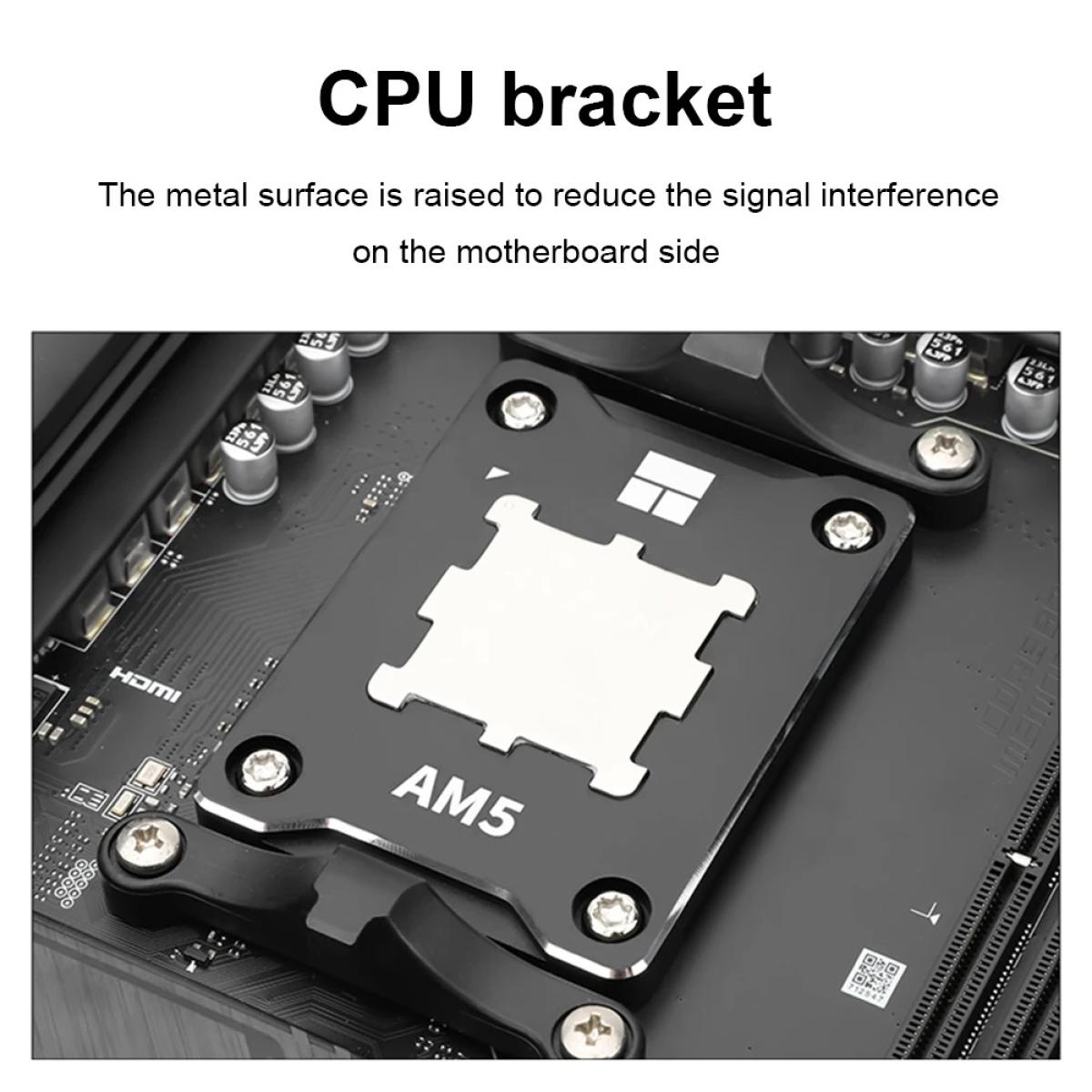 Thermalright AMD AM5 Aluminum Black Contact Frame CPU Socket Anti - Warp & Bend with cpu processors