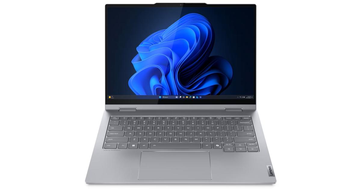 Lenovo ThinkBook 14 2-in-1 G5 Luna Grey , 14" Touch 360° (1920x1200) IPS 100% sRGB, Ultra 7 256V, Intel® Graphics, 2x 16GB Soldered+SODIMM DDR5, 1TB M.2 NVMe GEN4 SSD, Windows 11 Pro (Smart Pen Incl)