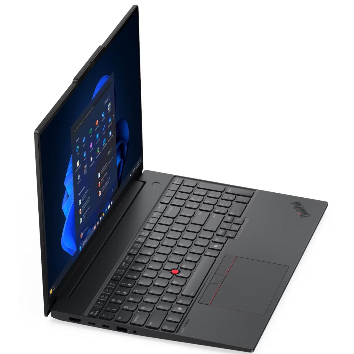 Lenovo ThinkPad E16 Gen 3 Black Laptop, 16gb, 780 meter, solid state drive