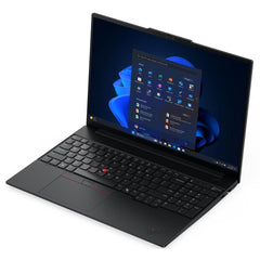 Lenovo ThinkPad E16 Gen 3 Black Laptop, 16gb, 780 meter, solid state drive