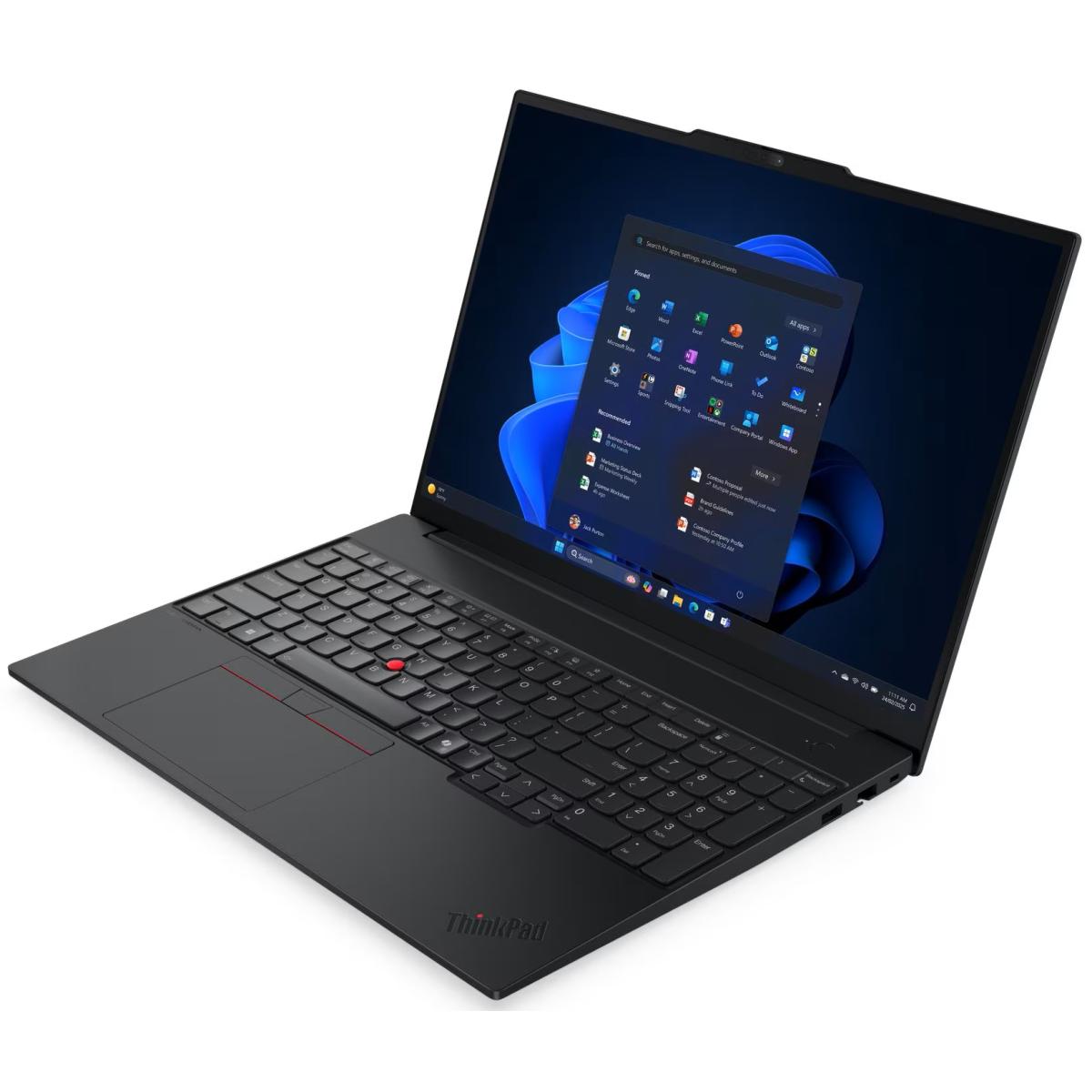 Lenovo ThinkPad E16 Gen 3 (Intel) Graphite Black Laptop, 16gb, 512gb, solid state drive