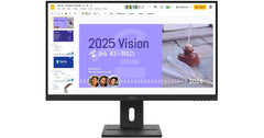Lenovo ThinkVision E27Q-40 Flat Business Monitor 27" 2K QHD IPS @100HZ, 99% sRGB, 4ms GtG (Extreme mode), Less-Bezel Display, Adjustable Stand, DP Port, HDMI w/ Speakers