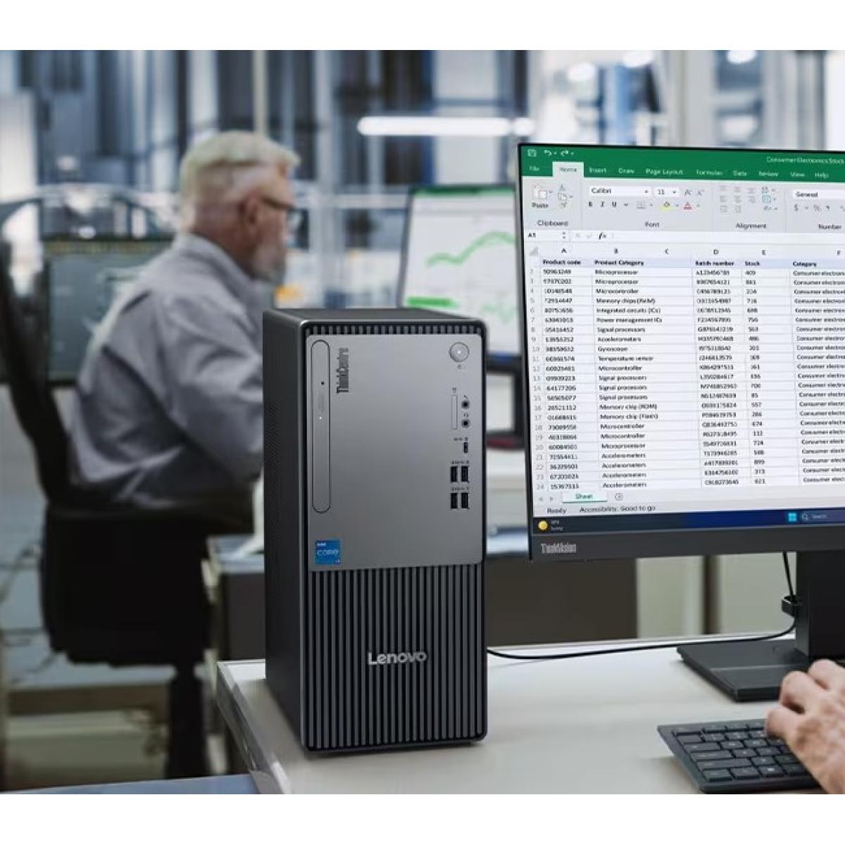 Lenovo ThinkCentre NEO 50t Core I3 14GEN 8GB RAM DDR5 512GB SSD Built - in WiFi - 6 & Bluetooth 3 - Years Warranty