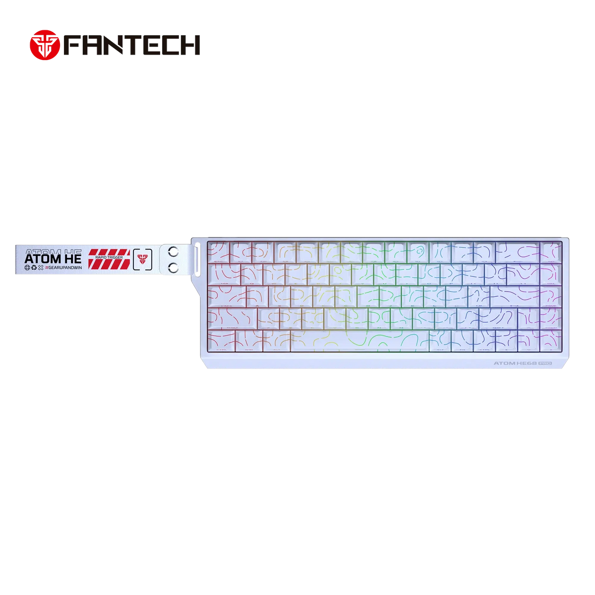 FANTECH MK922 ATOM HE68 PRO Wireless Magnetic Gaming Keyboard Topo Edition