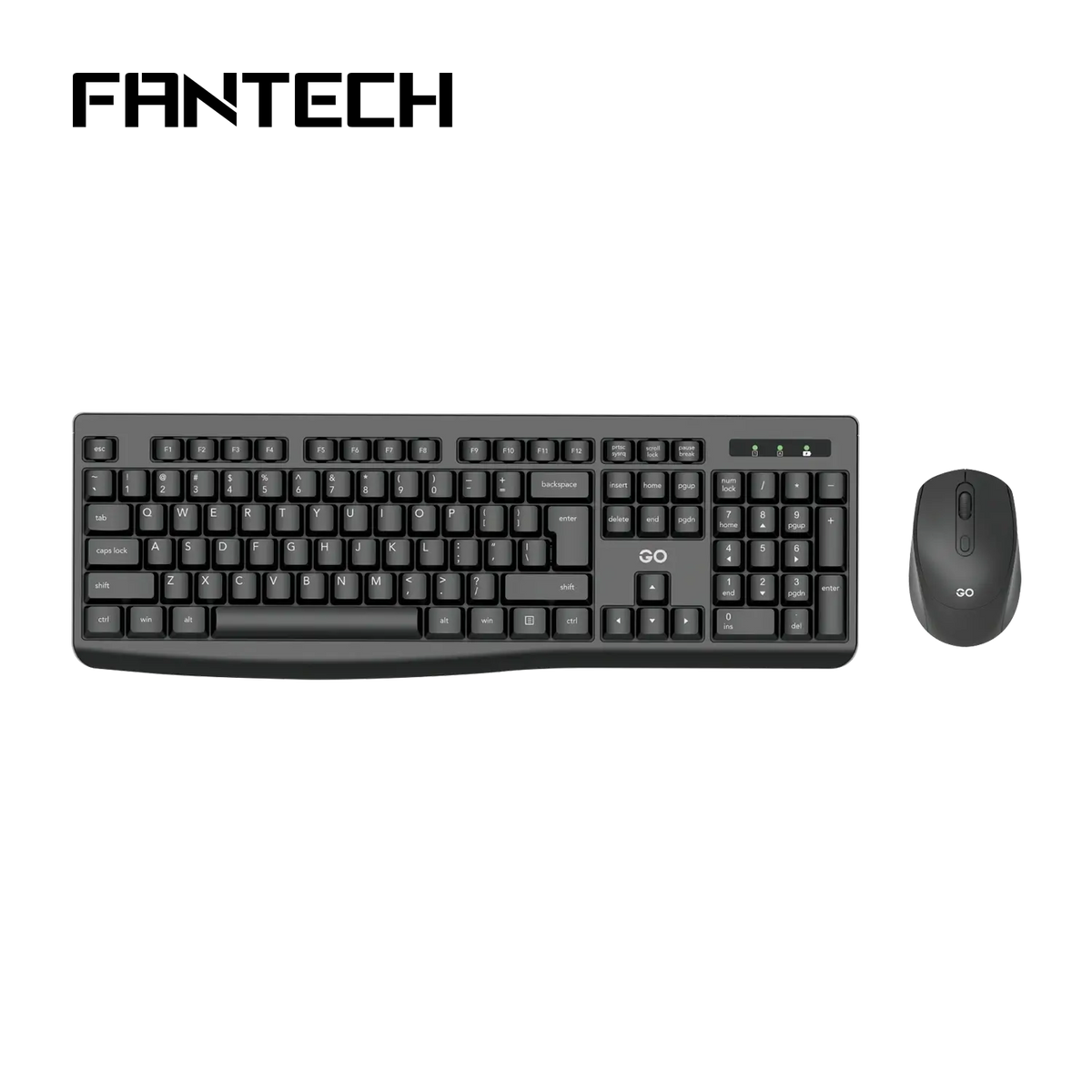 Fantech Wk900 Go Wireless Office Keyboard & Mouse Combo Membrane (arabic Keys)