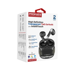 Promate TransPods True Wireless Earbuds - Black