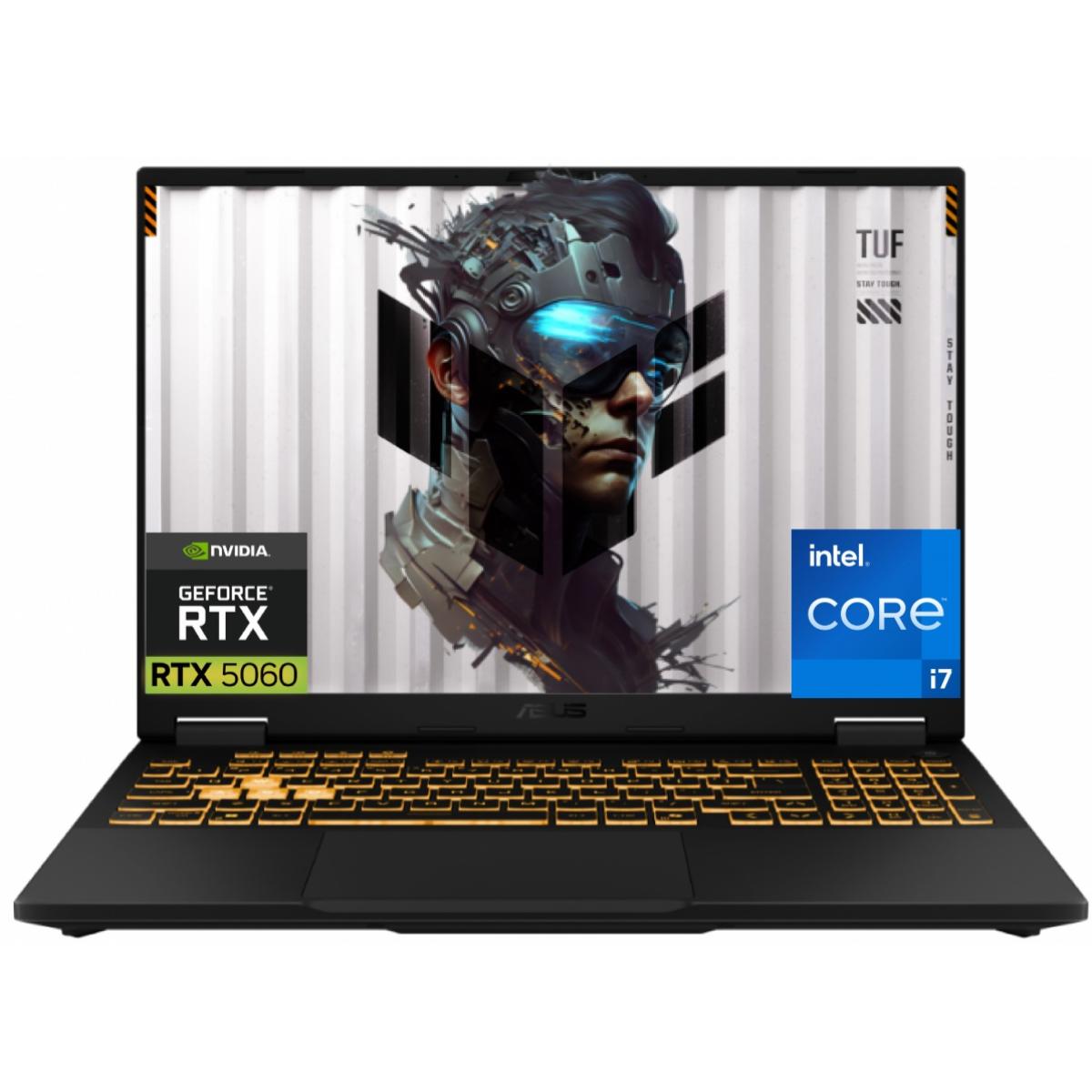 ASUS TUF Gaming F16 (FX608JMR)| Intel® Core™ i7 14650HX - 14th | NVIDIA® GeForce RTX™ 5060 (8GB GDDR7-VRAM)| 16-inch FHD+ 165Hz,IPS