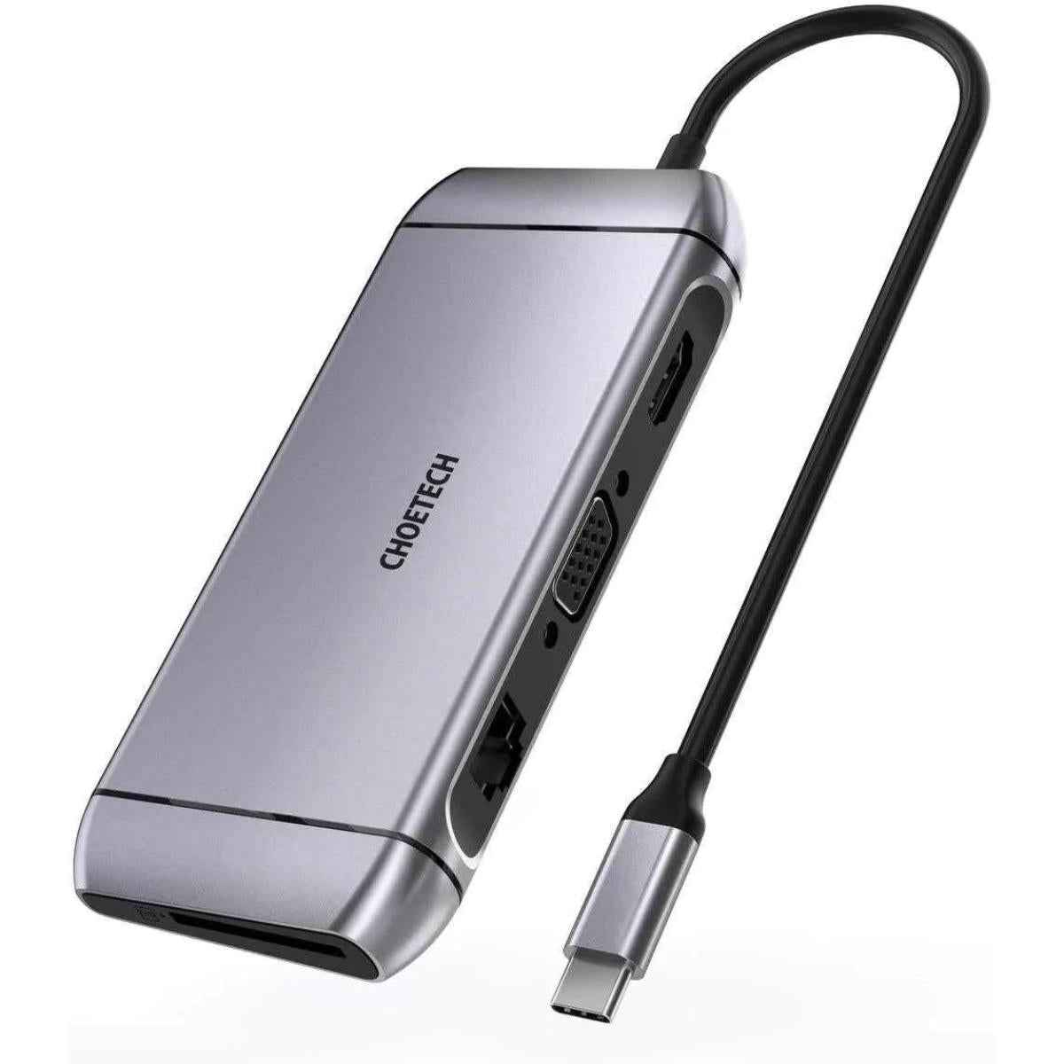CHOETECH HUB USB Type-C To Multi-Ports Convertor 9-in-1 | HUB-M15