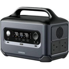 UGREEN PowerRoam GS600 680Wh 600W Portable Power Station, Fast-Charging PowerZip Technology, U-Turbo 1500W Support, EV-Rated LFP Batteries (3000+ Cycles), Solar/DC/AC Input, 965W Total Output