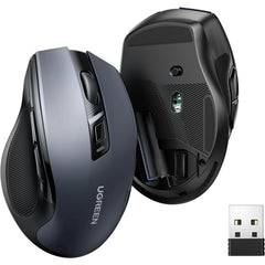 UGREEN MU006S Rechargeable Wireless Mouse Bluetooth 5.4 & 2.4G Black (55658)