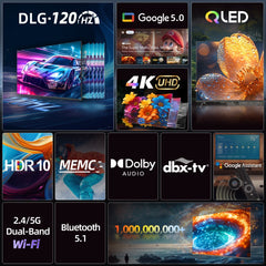 U75QM10S 75-inch Smart 4K UHD QLED TV with Dolby Atmos