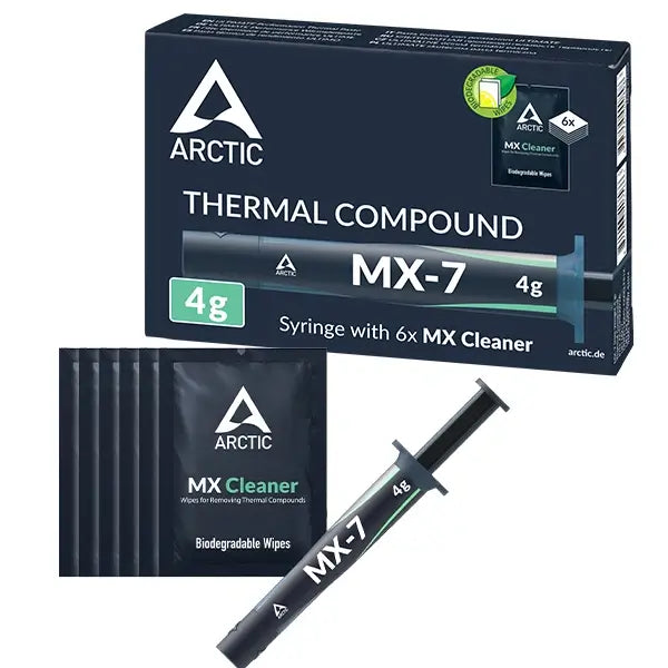 Arctic MX-7 ULTIMATE Performance 4g Thermal Paste with 6x MX Cleaner