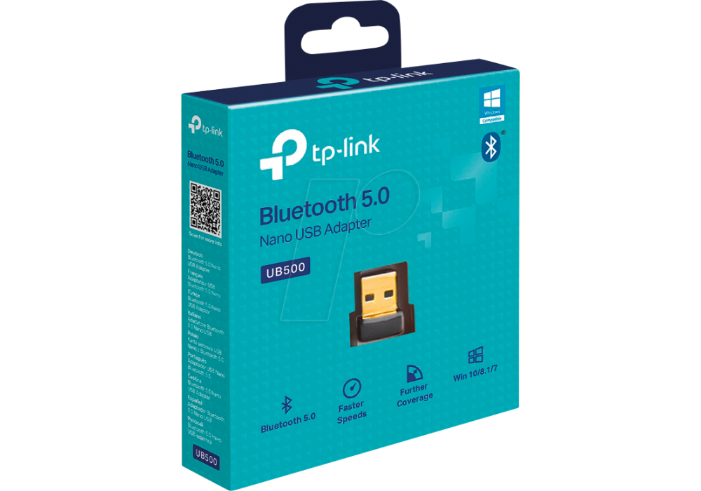 TP-Link Bluetooth 5.0 Nano USB Adapter for PC - UB500