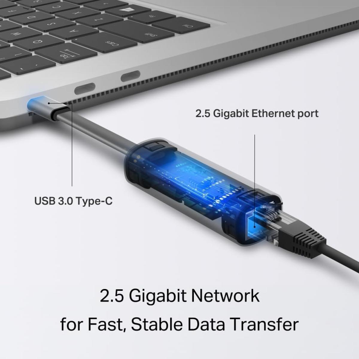 Tp Link UE302C USB Type C to 2.5 Gigabit Ethernet Network Adapter