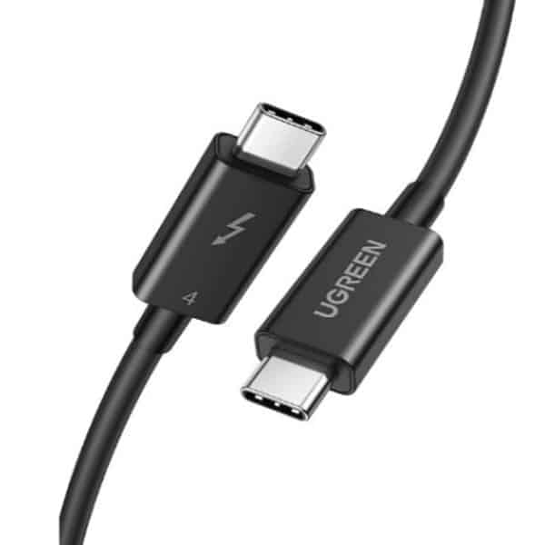 UGREEN 30389 THUNDERBOLT 4 USB-C TO USB-C CABLE 0.8M - BLACK