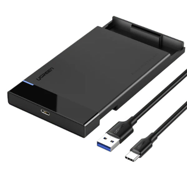 Ugreen 50743 2.5 Inch USB Type C Hard Drive Enclosure 6gbps, USB cable