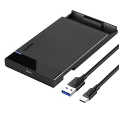 Ugreen 50743 2.5 Inch USB Type C Hard Drive Enclosure 6gbps, USB cable