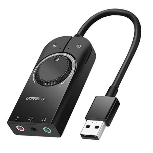 UGREEN 50599 40964 AUDIO SOUND CARD ADAPTER USB 2.0