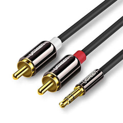 UGREEN 10583 3.5MM MALE JACK TO 2RCA MALE CABLE - 1.5M