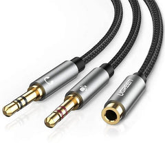 UGREEN 20898 20897 DUAL MALE 3.5MM TO 3.5MM FEMALE AUDIO CABLE