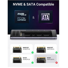 Ugreen 15512 CM578 M.2 NVMe SSD Enclosure, solid state drive