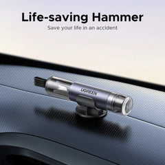 UGREEN UG-35347 Car Safety Hammer – Glass Breaker & Seatbelt Cutter