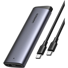 UGREEN M.2 NVMe SSD Enclosure 10Gbps USB 3.2 Gen 2 (10 Gbps) to NVME M-Key(B+M) Key Solid State Drive External Enclosure