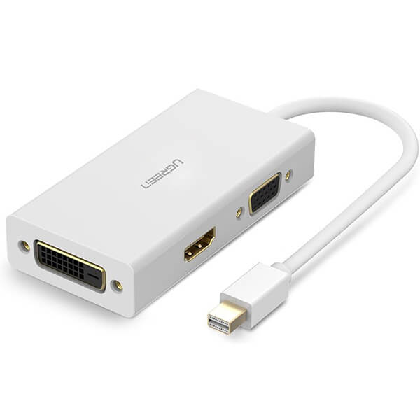 UGREEN 20417 Mini DisplayPort to HDMI DVI VGA Adapter