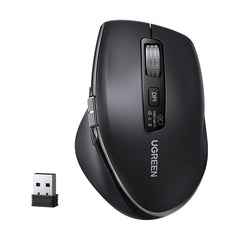UGREEN 45792 Multi-Mode Wireless Bluetooth Mouse – 2.4GHz, Thumb Wheel, Side Scrolling