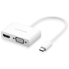 UGREEN 30843 Type-C to HDMI VGA Converter - White