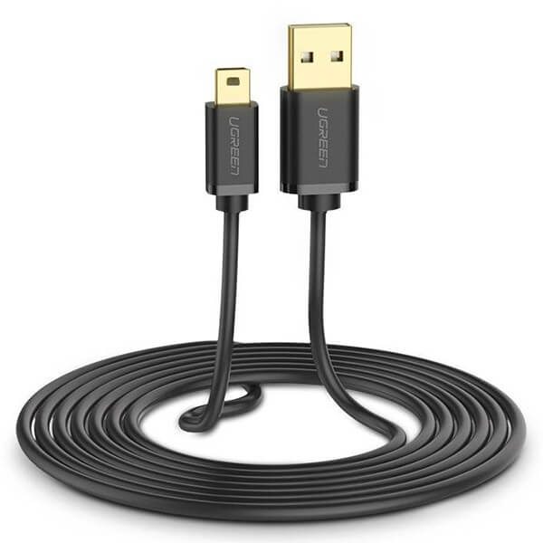 UGREEN 10386 USB 2.0 A MALE TO MINI 5 PIN MALE CABLE - 3M