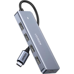 UGREEN USB - C to USB A Hub with 4 USB 3.0 for Laptop, MacBook, iPad Pro, Chromebook, Dell XPS, Galaxy S23 (CM219 - 70336)