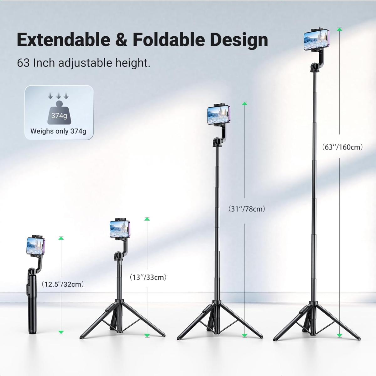 UGREEN Bluetooth device stand for phone and tablet support
