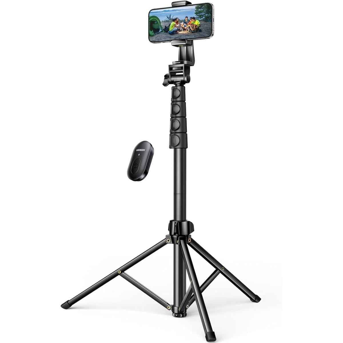 UGREEN Mount 360 Air 16 S24 1.8 meter bluetooth Tripod Stand Filming 70”/1.8 Tall