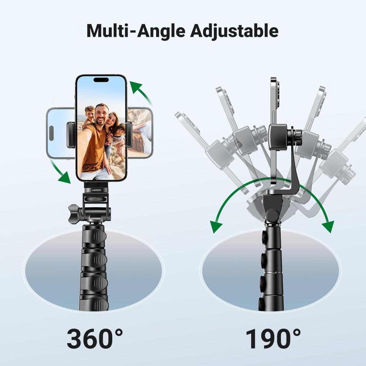 UGREEN Bluetooth device stand for phone and tablet support