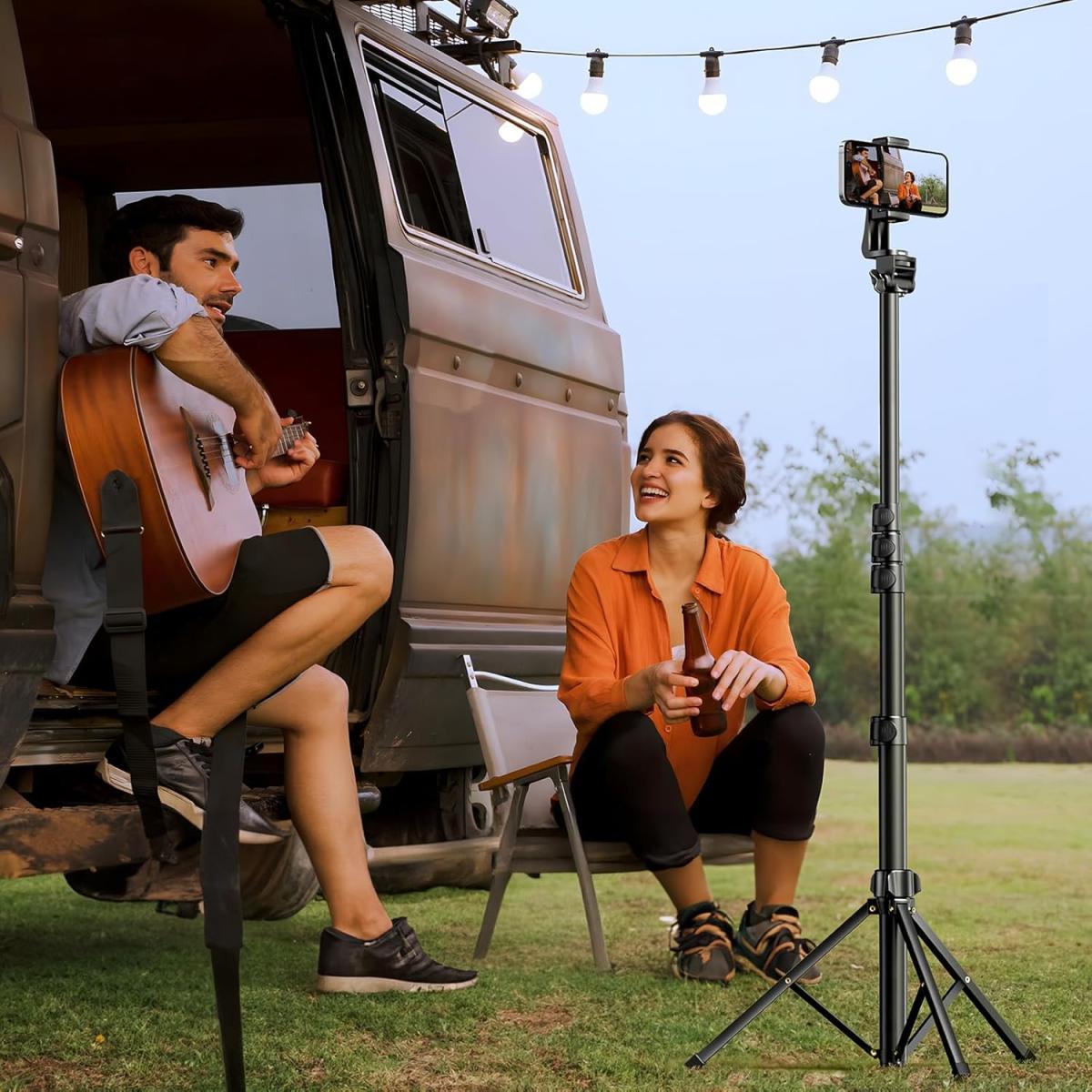 UGREEN Mount 360 Air 16 S24 1.8 meter bluetooth Tripod Stand Filming 70”/1.8 Tall
