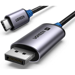 Ugreen Usb C To Displayport 1.4 Cable 8k@60hz 4k@240hz Unidireional Thunderbolt 4/3 To Displayport Cord Usb C To Dp 32.4gbps Compatible Iphone 16, Macbook Pro/air, Ipad, Mac Mini, Galaxy, Xps, 1m