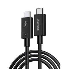 Ugreen 240w 80gbps Thunderbolt 5 Cable With 120gbps Bandwidth Boost, Intel Certified Usb C Cable, 16k/8k@60hz Compatible With Thunderbolt 4, Usb4, Iphone 17 Pro Max, Macbook Pro, Dell Xps, Hub, 1m Black