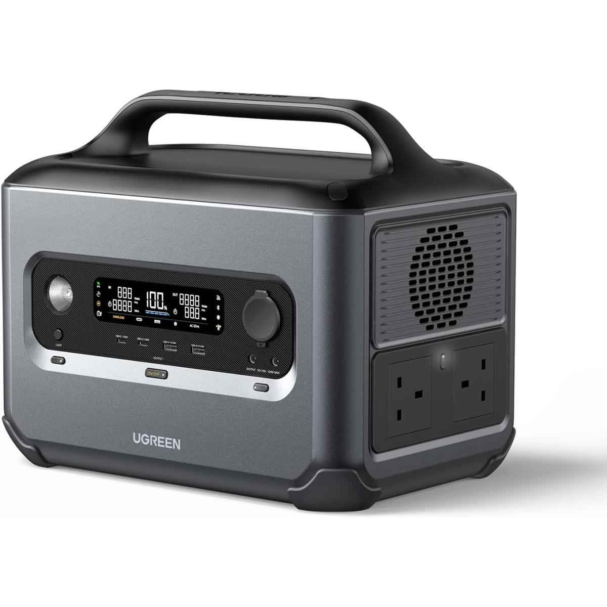 Ugreen Portable Power Station 1024wh Powerroam 1200 Solar Generator, Lifepo4 Battery, 1.5h Fast Charging, 1200w Ac Outlets(2500w Peak) For Outdoor Camping/home Backup/rvs (solar Panel Optional) Ugreen Portable Power Station 1024wh Powerroam 1200 Solar Generator, Lifepo4 Battery, 1.5h Fast Charging, 1200w Ac Outlets(2500w Peak) For Outdoor Camping/home Backup/rvs (solar Panel Optional)