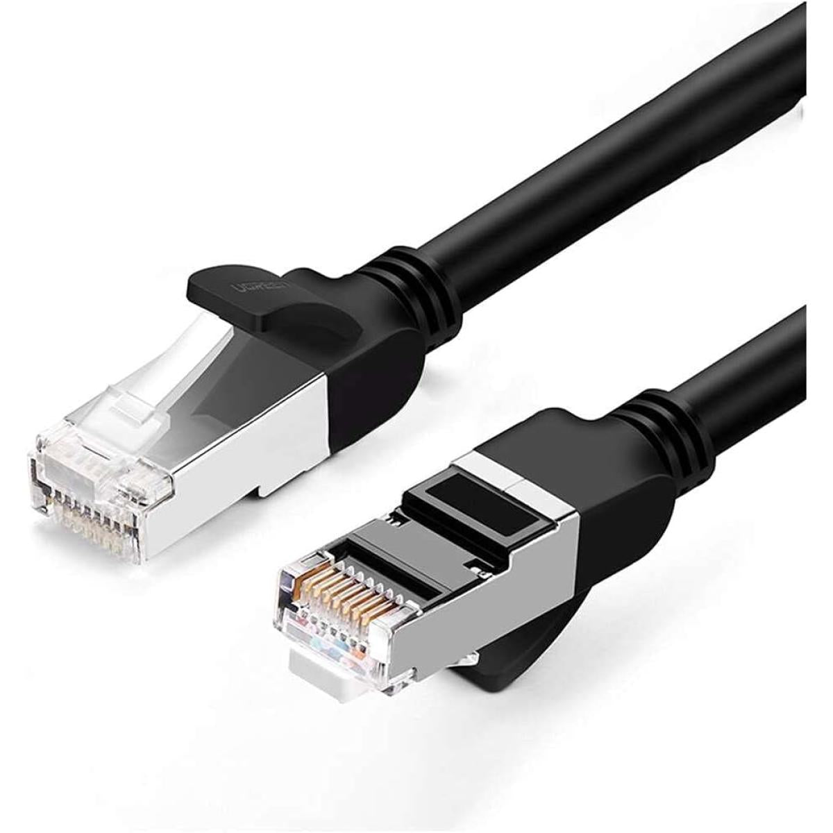 Ugreen Cat6 Utp Round Ethernet Cable Pure Copper 10m Black