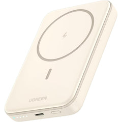 Ugreen Pb561 Magnetic Power Bank, 10,000mah Wireless Portable Charger, Pd 20w Fast Charging Battery Pack With Usb C For Magsafe, Iphone 16/16 Pro/15/15 Plus/15 Pro/15 Pro Max, Iphone14/13/12 Series White - CompuMe