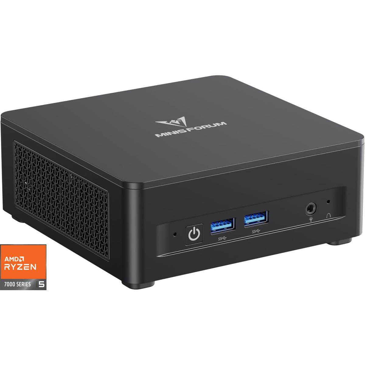 Minisforum Um760 Slim Mini Pc 7gen Amd Ryzen 5 7640hs High Performance Series 6 Cores Compa & Powerful Barebone For Home & Business - CompuMe