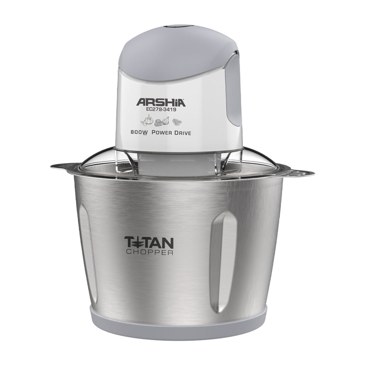 Arshia Chopper, 800Watts, White / Black - 3419