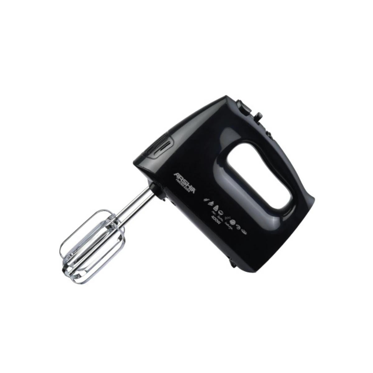 Arshia Hand Mixer, 3Speeds, 300Watts, Black - 2288