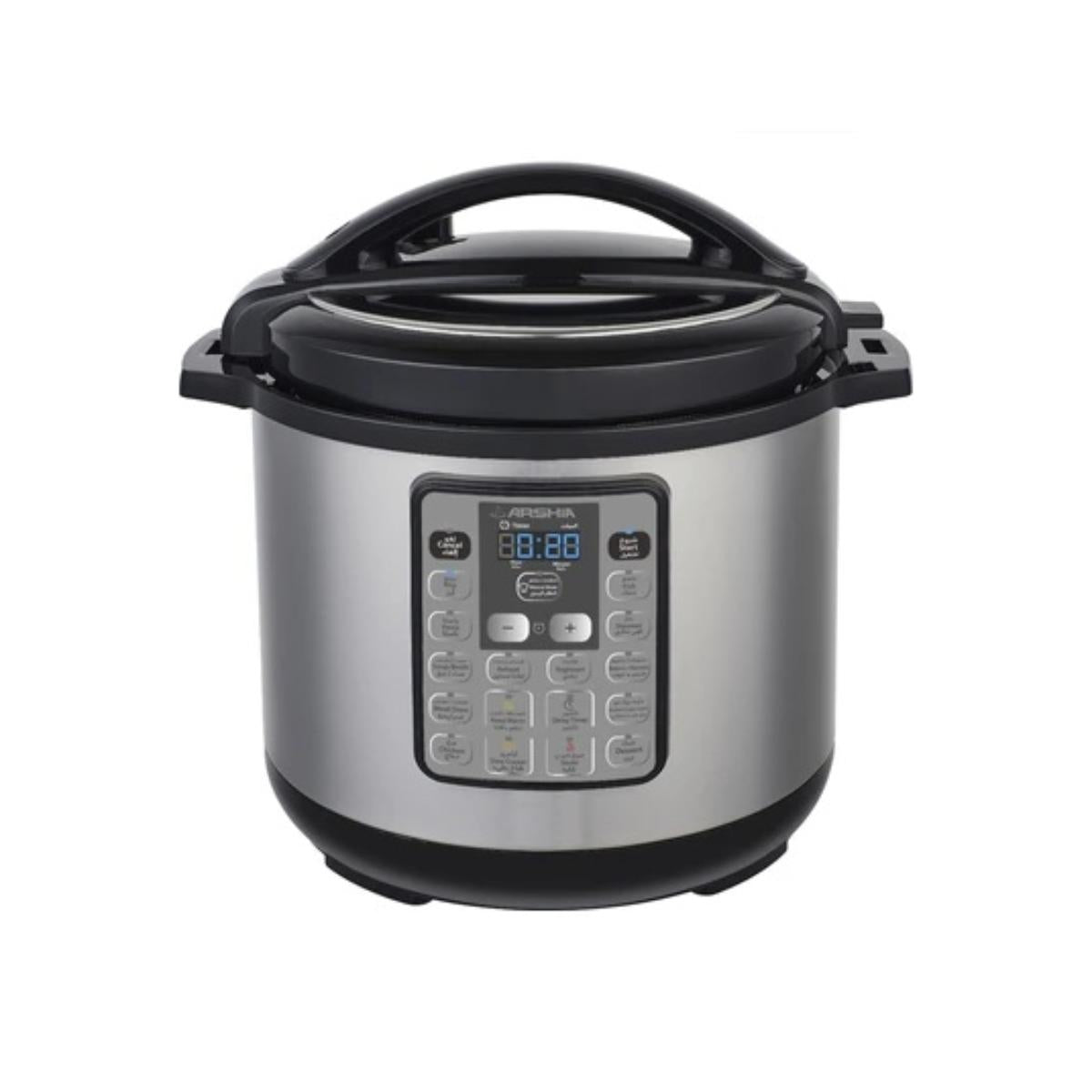 Arshia Pressure Cooker, 12Lit, Stainless Steel - 2627